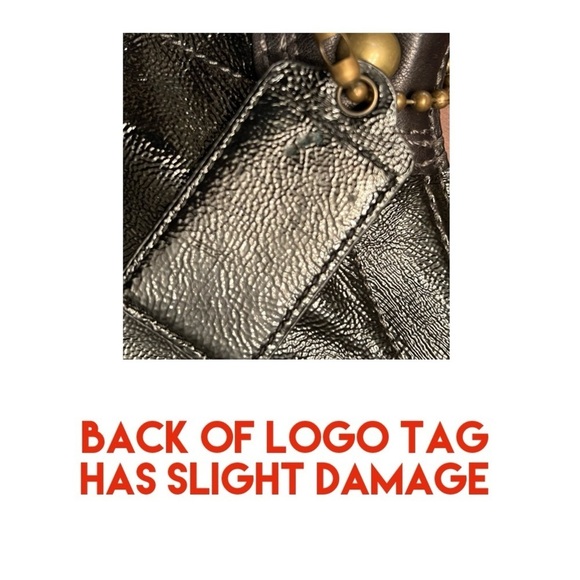 Coach ho873-12362 black patent Leather Bleeker bag EUC - Picture 10 of 10